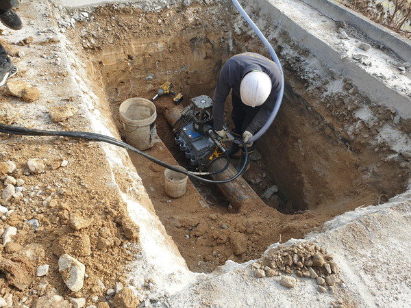 상수도사업 공사현장